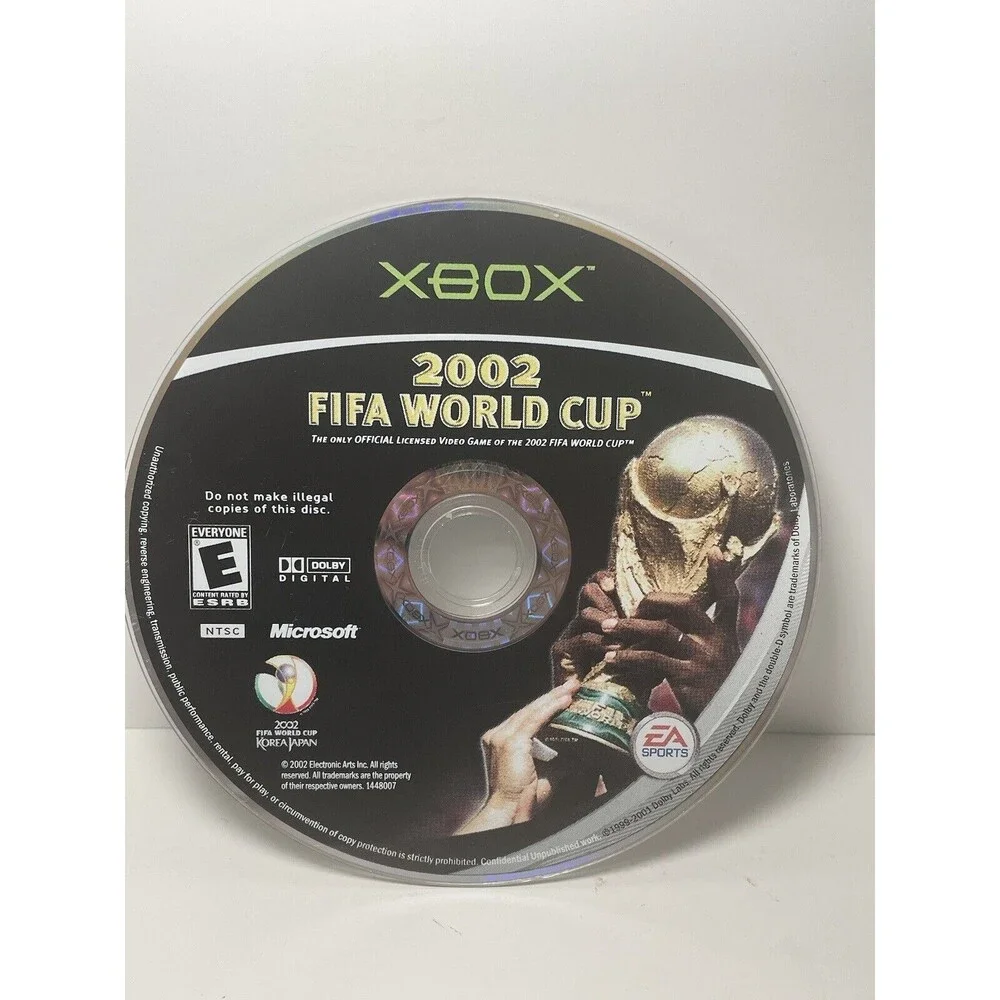 2002 FIFA World Cup (Microsoft Xbox, 2002) Disc Only Tested
